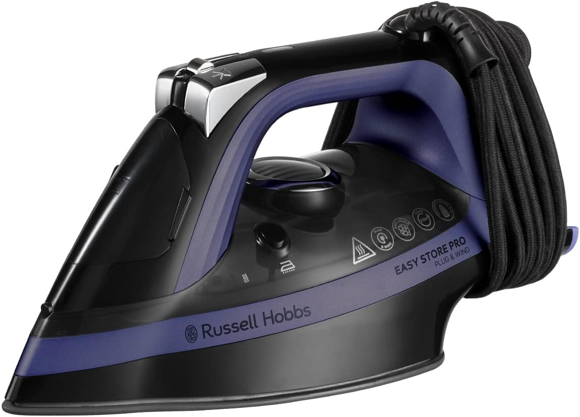 2400W Steam Iron 200g Steam Boost Ceramic Soleplate One Temp