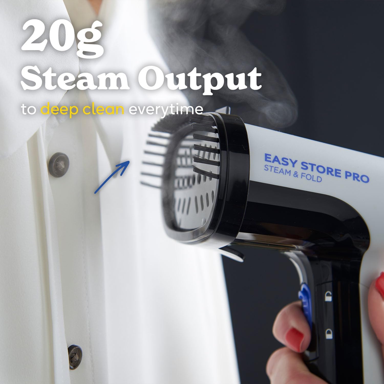 Handheld Garment Steamer 1500W Foldable Travel Fast Heat