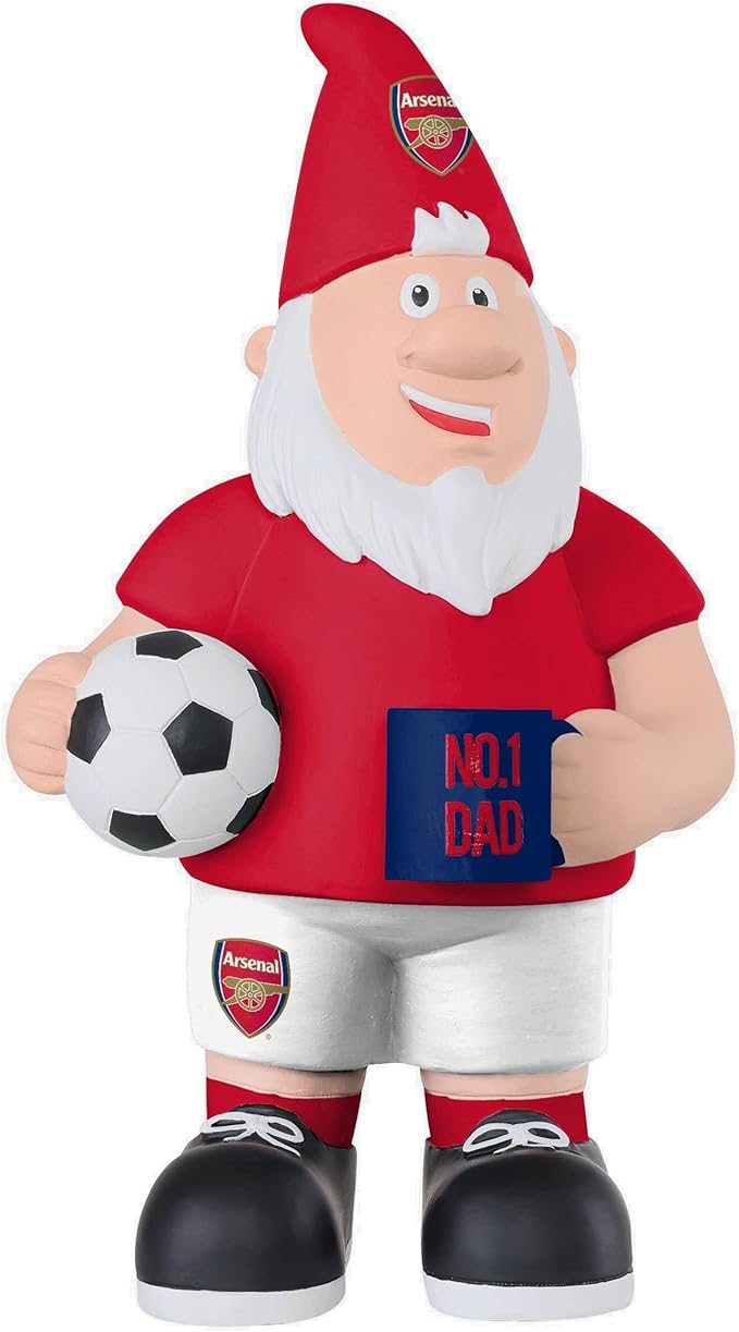 Arsenal No1 Dad Gnome Garden Ornament 25cm Football Gift