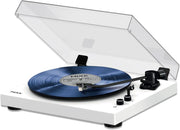 Bluetooth Vinyl Record Player RCA Line Out White