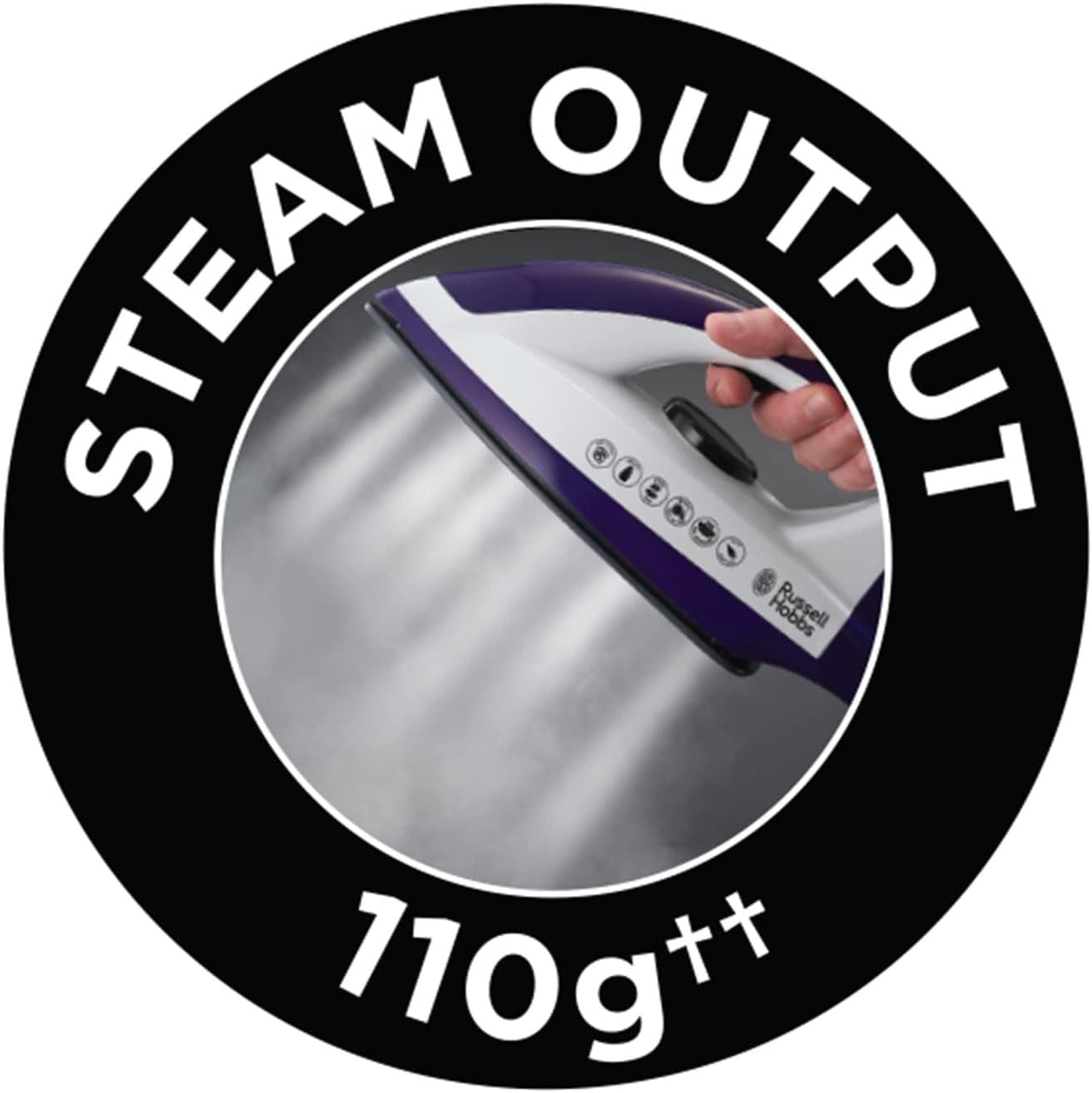 Steam Generator Iron 2600W 4.5 Bar 100g Steam 1.3L Tank Ceramic Sole