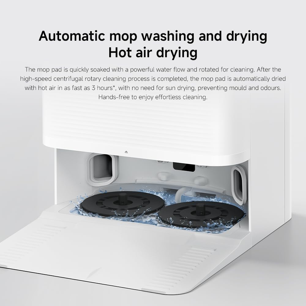 Robot Vacuum Mop Self Empty 7000Pa Auto Wash LiDAR WiFi