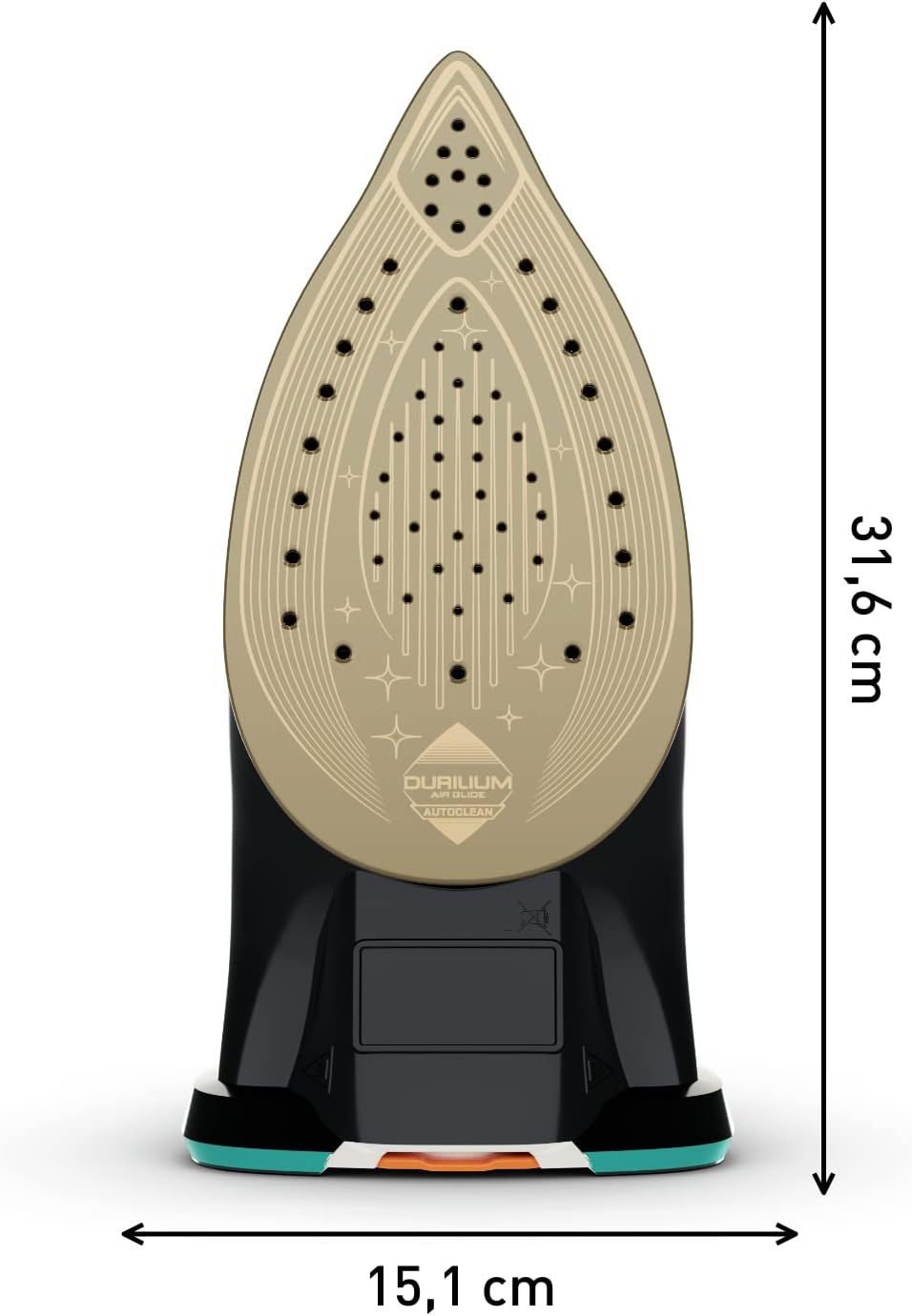 Powerful Steam Iron 3200W Durilium Soleplate Micro Calc Filter