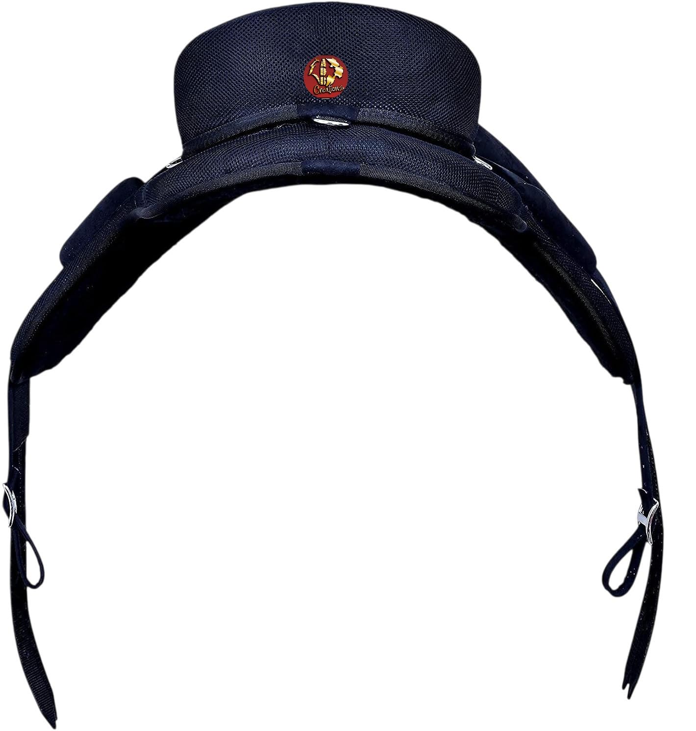 Treeless English Horse Saddle 17 5 Inch Synthetic Suede Seat