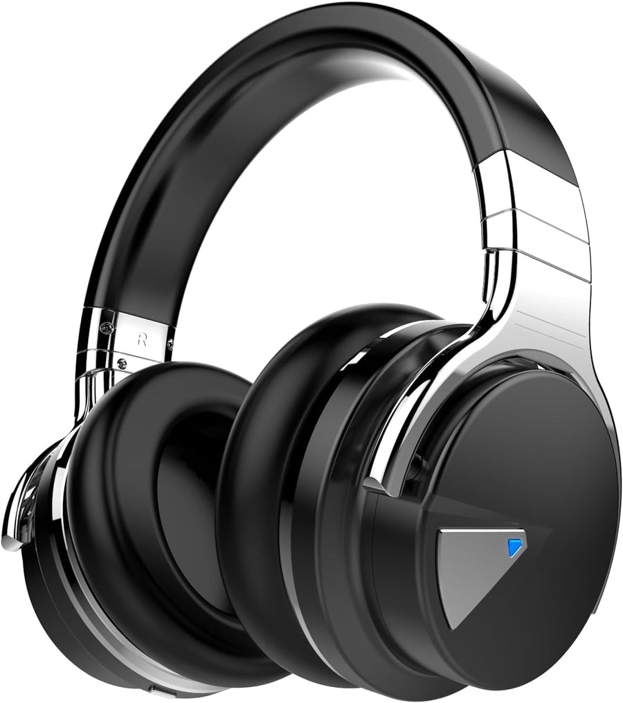 Wireless ANC Over Ear Headphones Deep Bass 30 Hour Battery