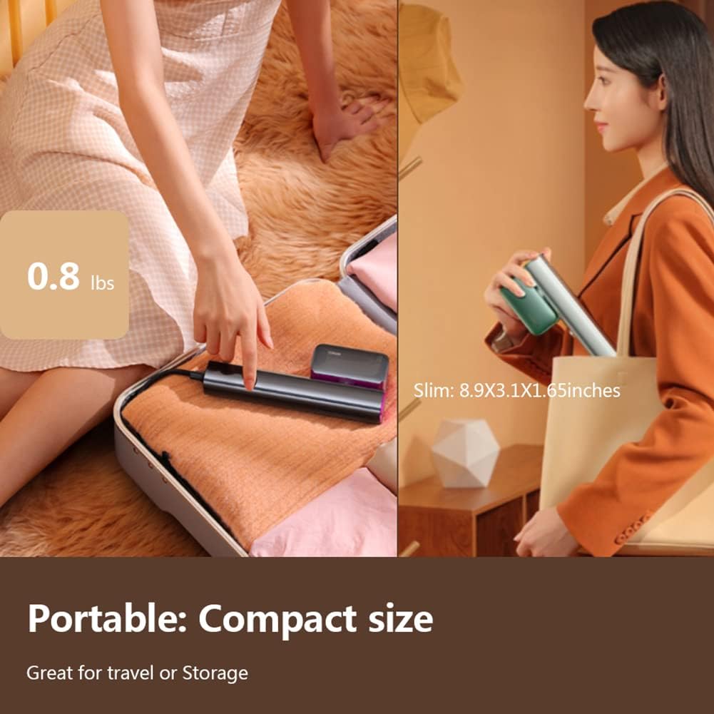 Portable Garment Steamer Handheld Fast Heat 15s Mini Travel Iron