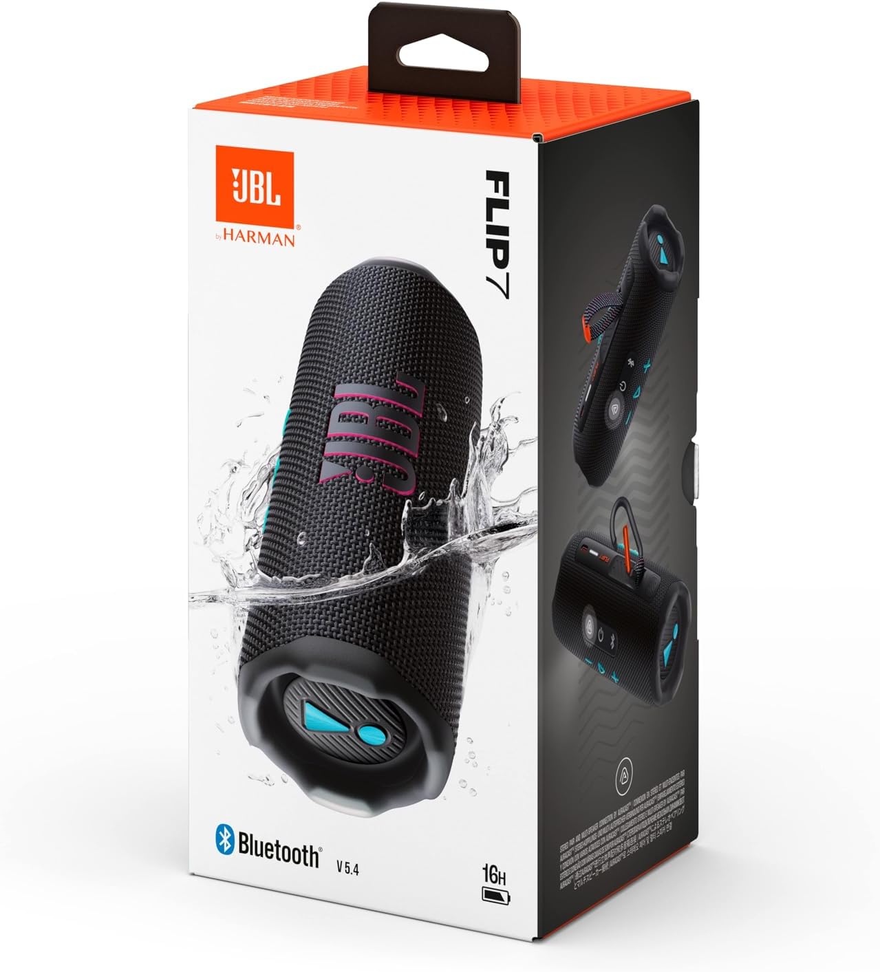 Portable Bluetooth Speaker 16H Playtime Waterproof IP68 Loud Bass