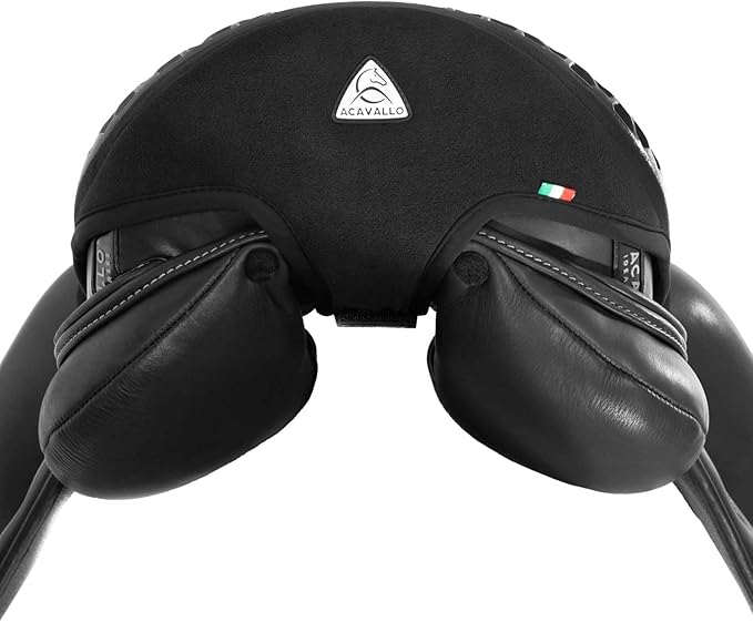 Dressage Gel Saddle Seat Cushion 20mm Size L Black Comfort Pad