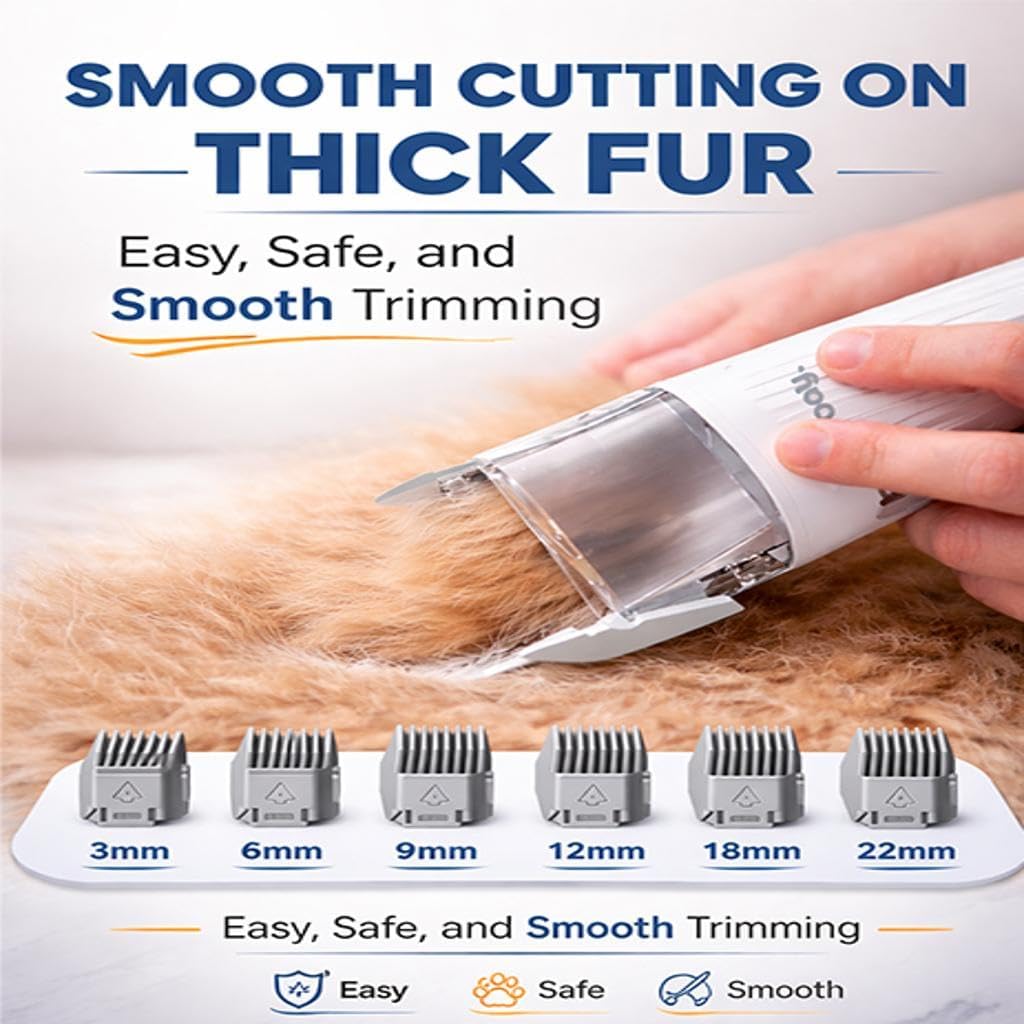 Dog Cat Grooming Vacuum Kit 13000Pa 7 Tool 2.5L
