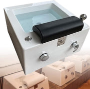 Pedicure Foot Spa Tub Acrylic Chair Shower Massage Basin