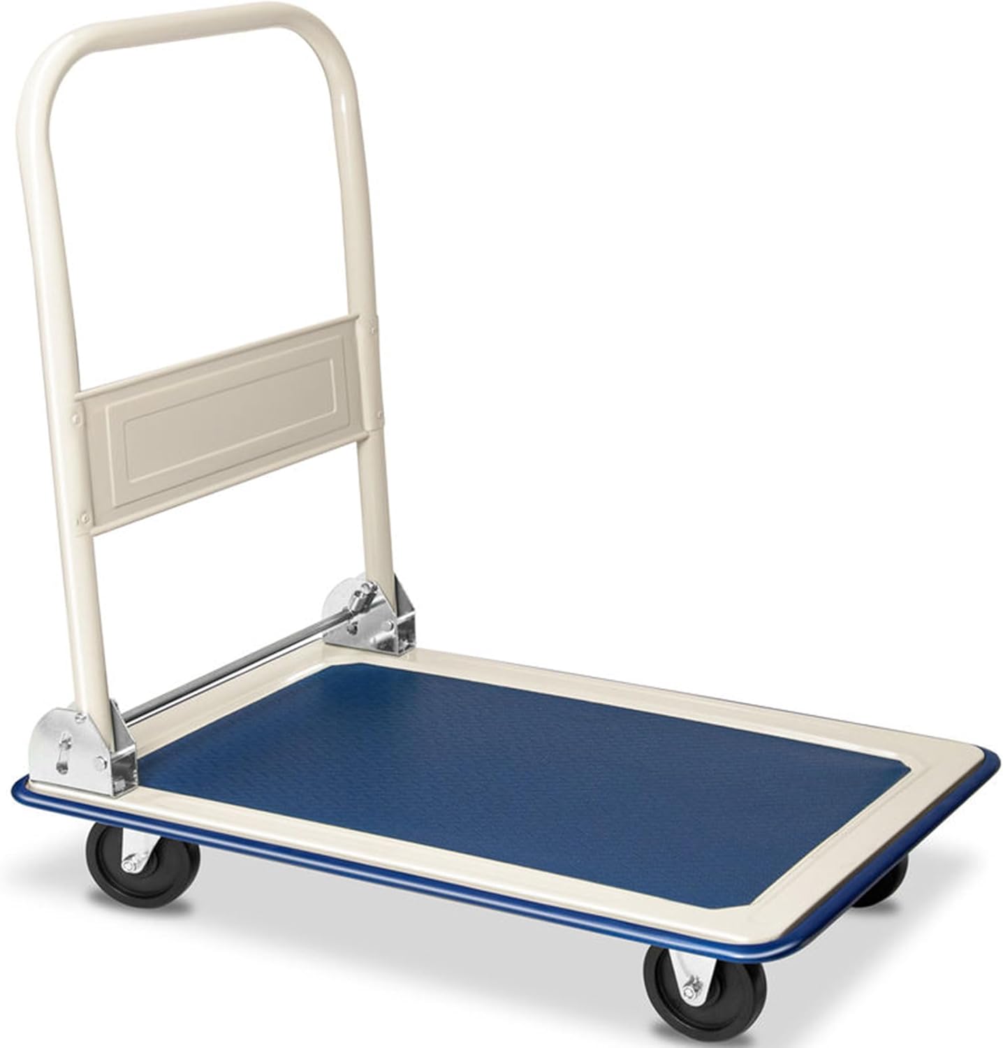 Heavy Duty Folding Platform Trolley 150KG Flatbed Truck Blue