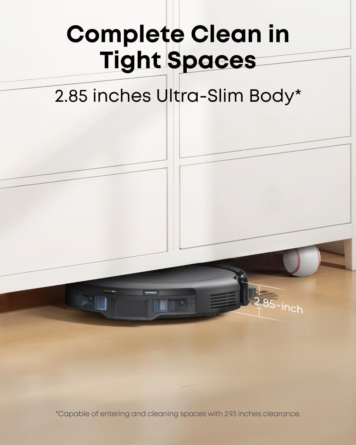 Robot Vacuum 4000Pa Self Empty Slim Laser Smart Cleaner