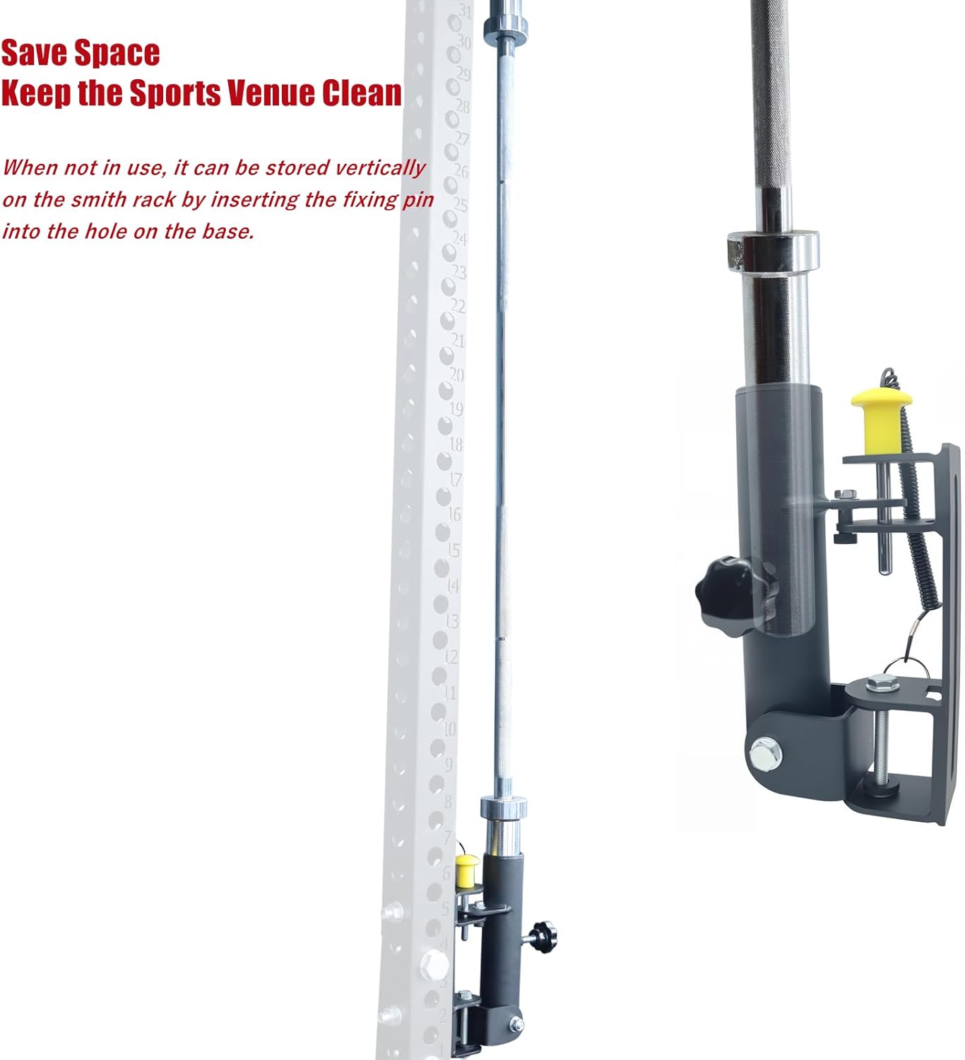 Barbell Landmine Attachment T Bar Row Base for Power Rack 2 Inch Bar