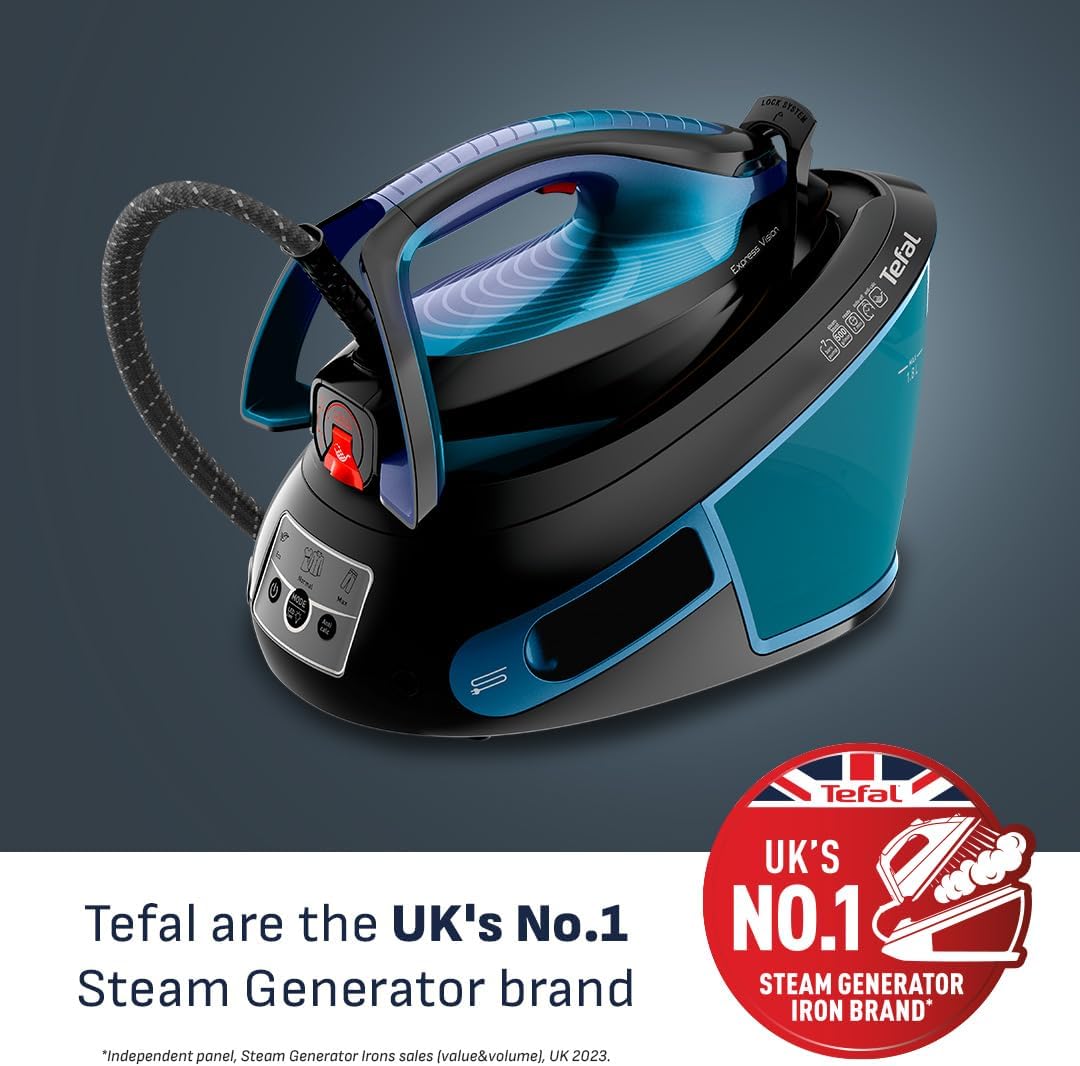 Steam Generator Iron 7 Bar 600g Steam Boost 1.8L Tank LED Tip