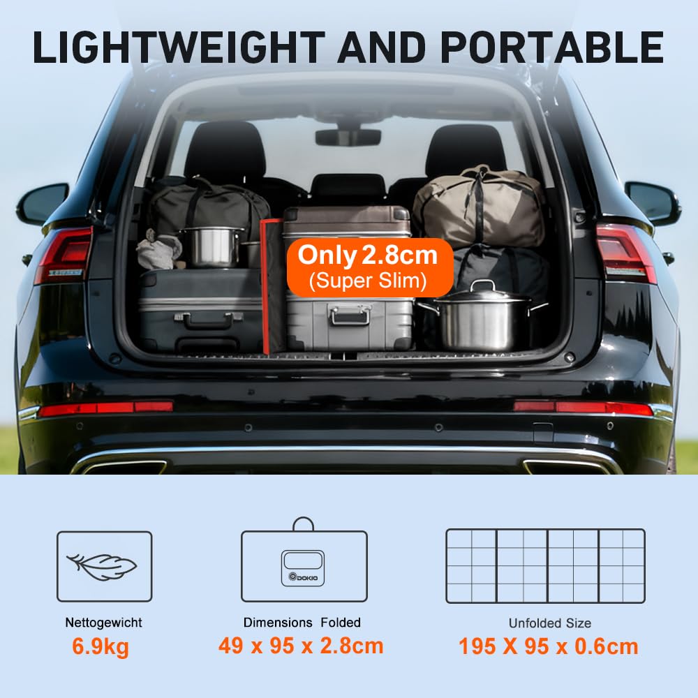 300W Portable Solar Panel Kit Foldable Charger 12V RV Caravan Boat