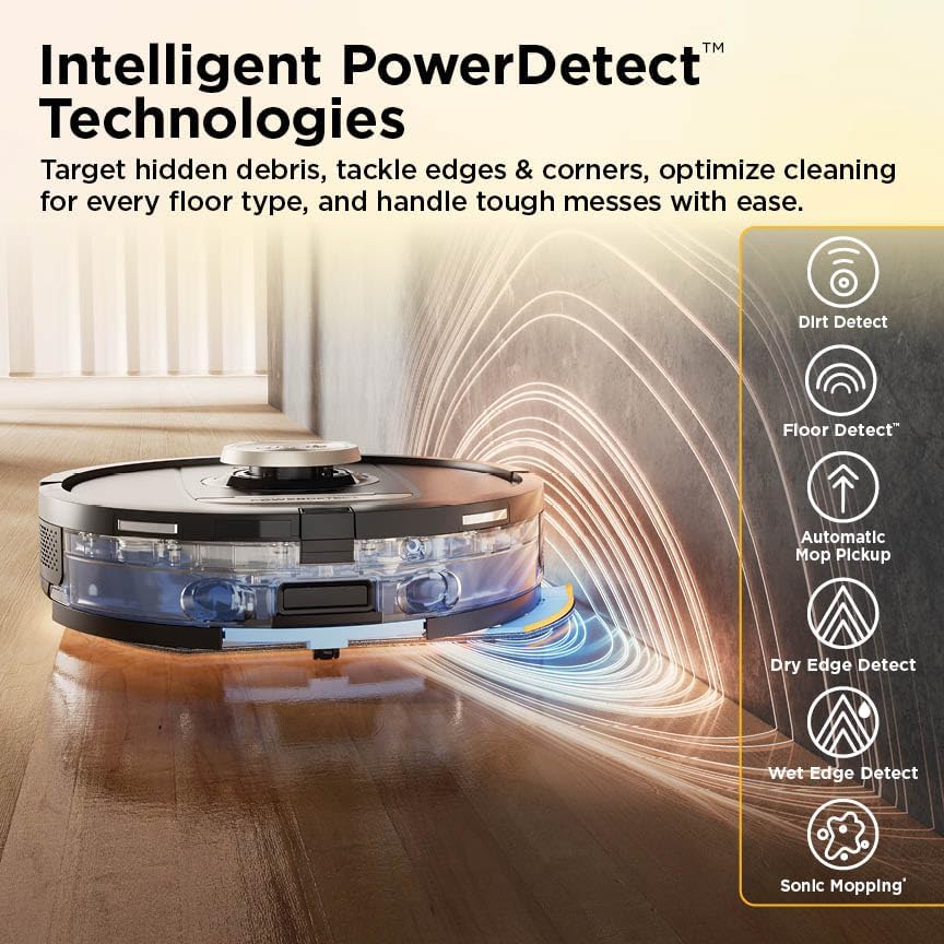 Robot Vacuum Mop Wet Dry Auto Clean Multi Surface Smart Cleaning