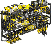 64 Inch Power Tool Organizer Wall Mount Heavy Duty 4 Tier Rack - Kwikley