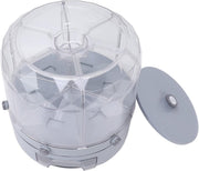 6KG Rotating Rice Dispenser 6 Grid Airtight Grain Storage Container - Kwikley