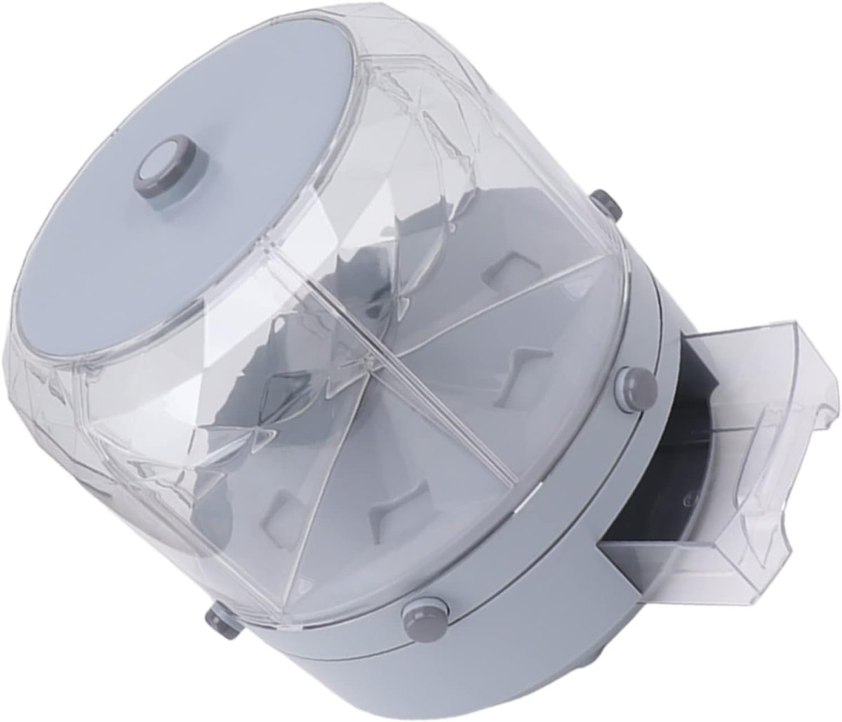 6KG Rotating Rice Dispenser 6 Grid Airtight Grain Storage Container - Kwikley