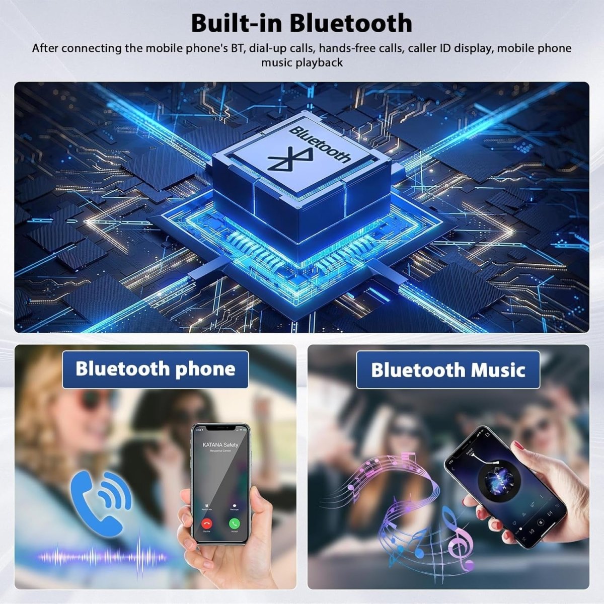 7" Flip Out Touchscreen Car Stereo Bluetooth USB FM Camera - Kwikley
