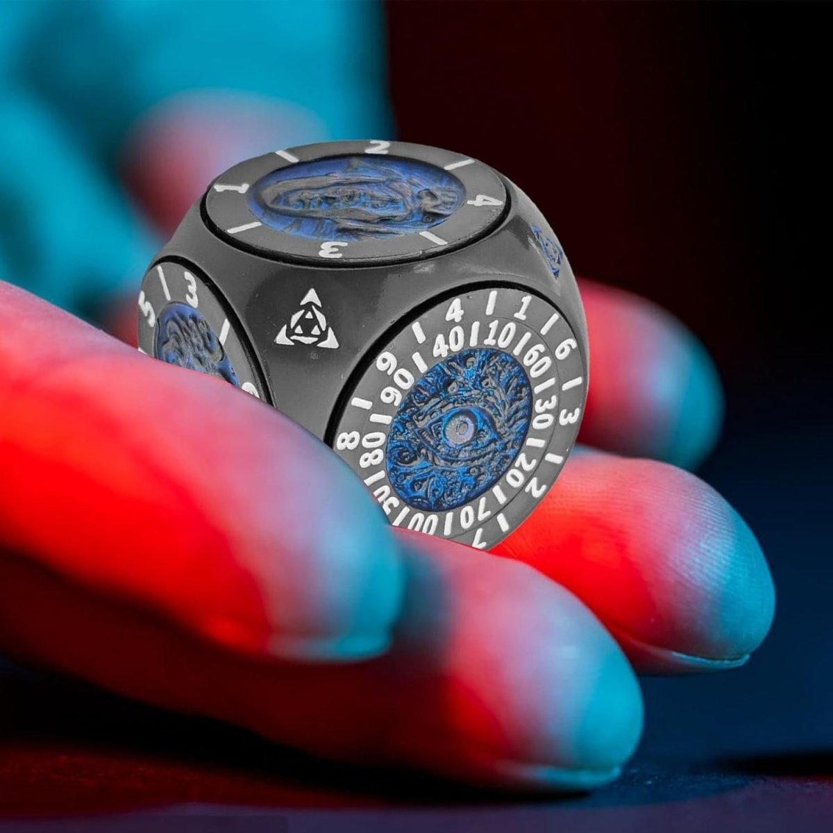 7 in 1 Metal Spinner Dice Geometric Rotating Game Fidget Toy - Kwikley