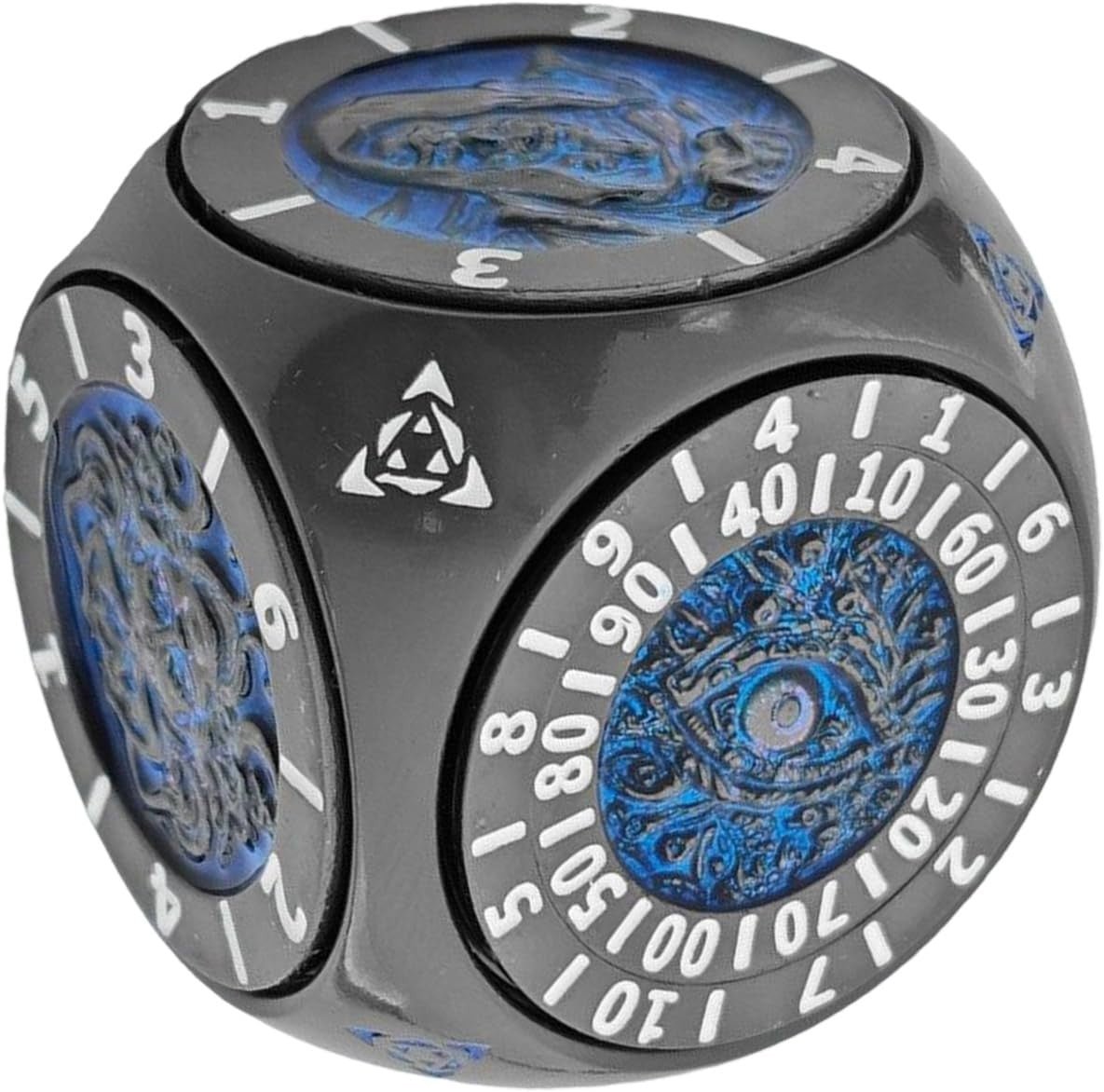 7 in 1 Metal Spinner Dice Geometric Rotating Game Fidget Toy - Kwikley
