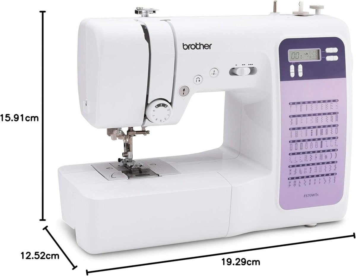 70 Stitch Computerised Sewing Machine Quilting Wide Table - Kwikley