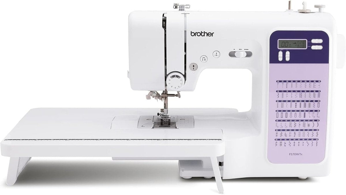 70 Stitch Computerised Sewing Machine Quilting Wide Table - Kwikley