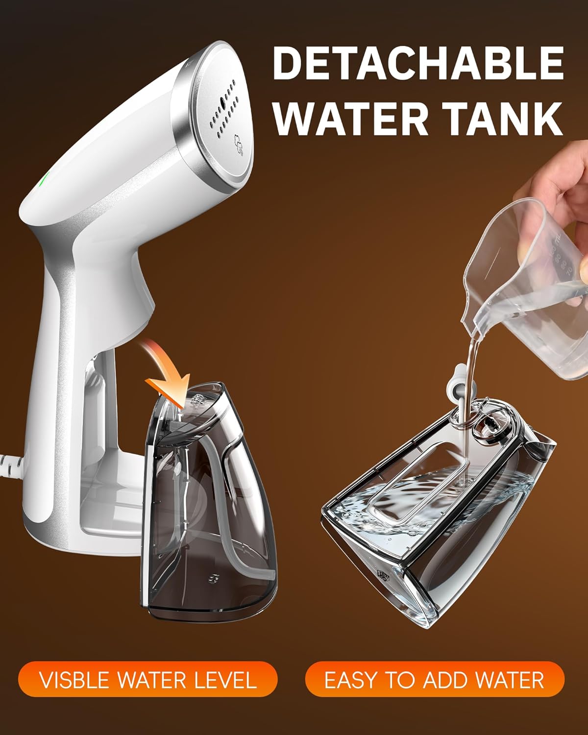 Handheld Clothes Steamer 1000W Portable Fast Heat Travel