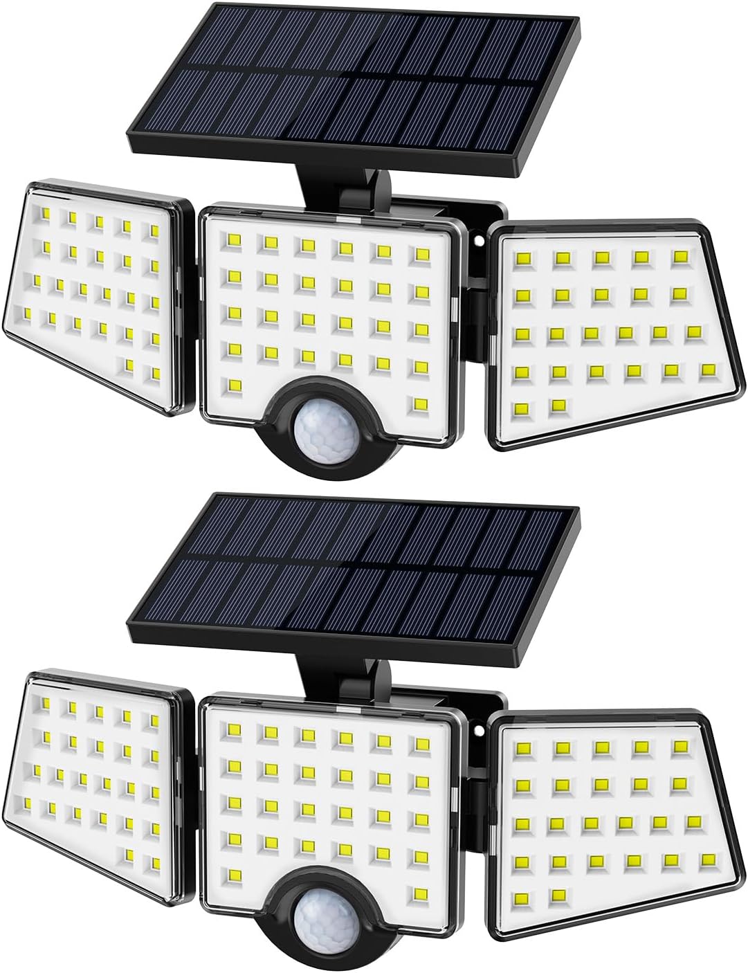1200LM Solar Security Light Motion Sensor 3 Head IP65