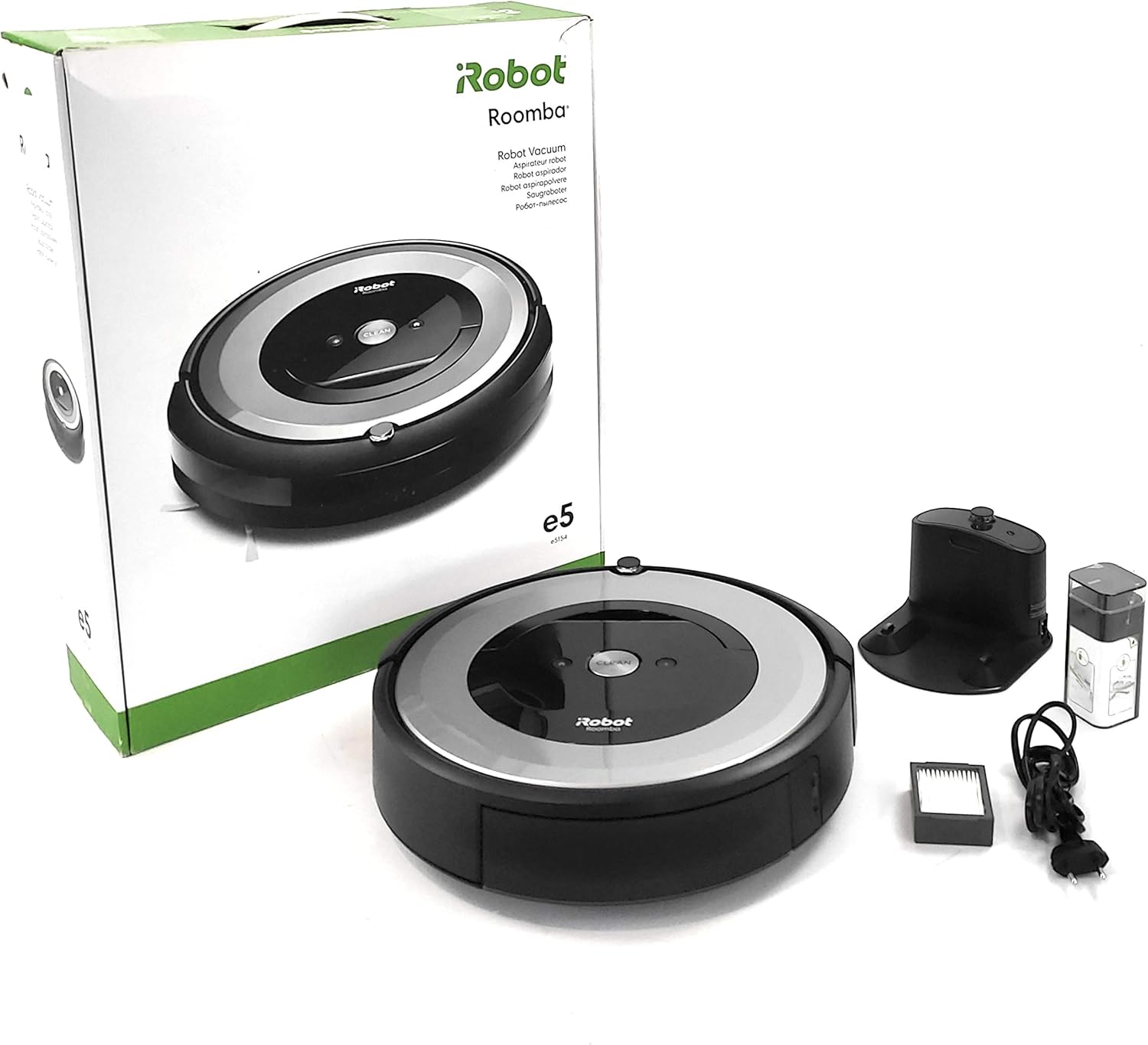 Robot Vacuum Mop Combo LiDAR Mapping WiFi Voice Control Auto Clean