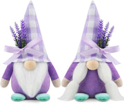 2Pcs Lavender Gonk Gnomes Plush Spring Easter Home Decor