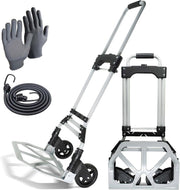 Portable Aluminium Sack Barrow Cart 80KG Foldable Hand Trolley