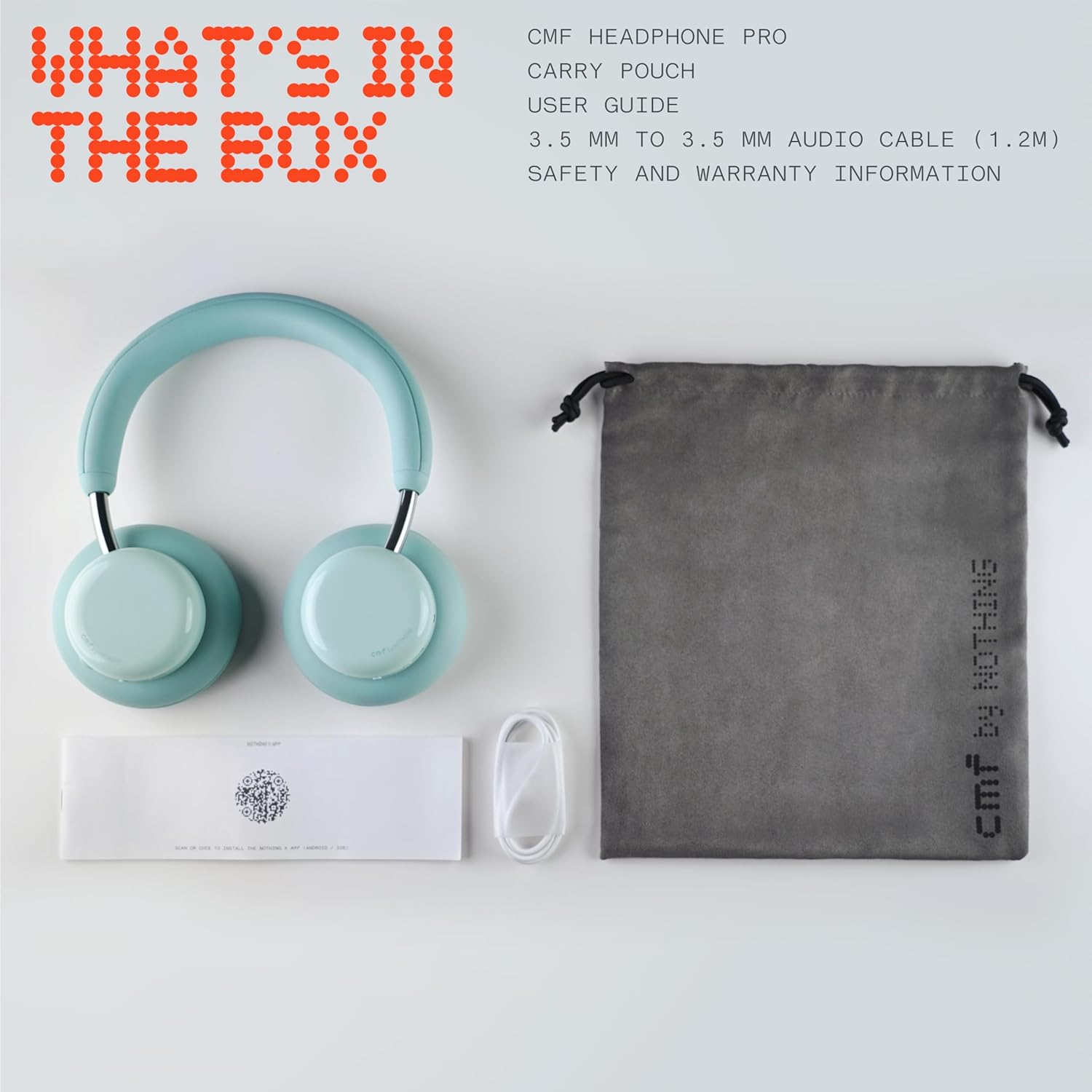 Wireless ANC Over Ear Headphones 100H Playtime Hi-Res LDAC