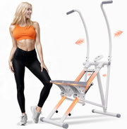 Stair Stepper Climber with Moving Arms Compact Cardio Trainer