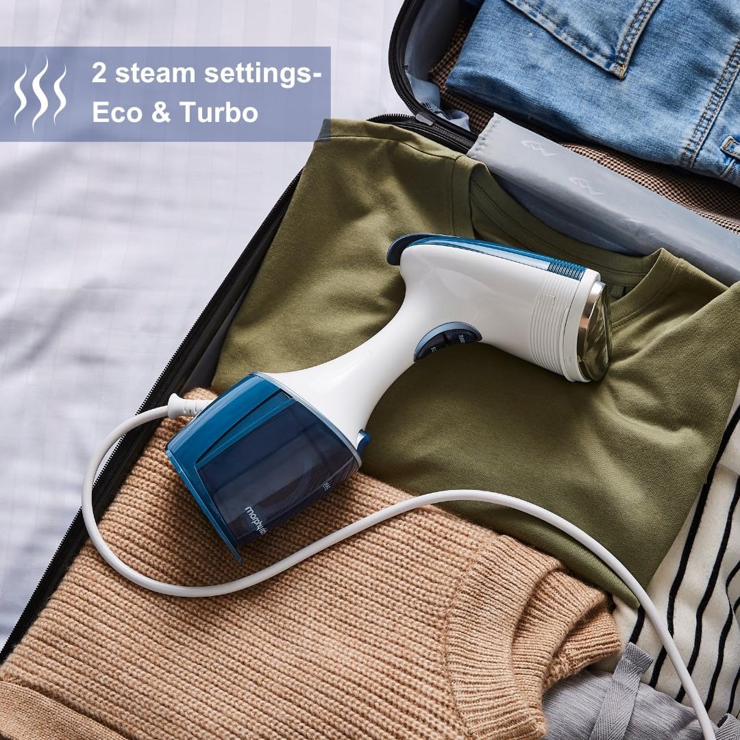 Handheld Clothes Steamer 1750W Dual Steam Eco Turbo 25g Fast