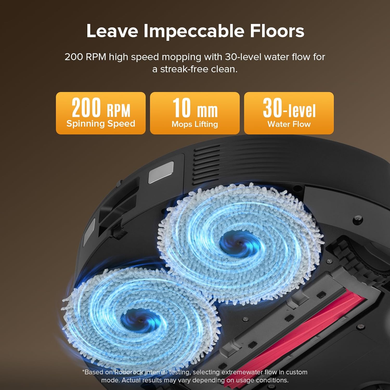 Robot Vacuum Mop 10000Pa Auto Empty Wash Dry LiDAR Mapping
