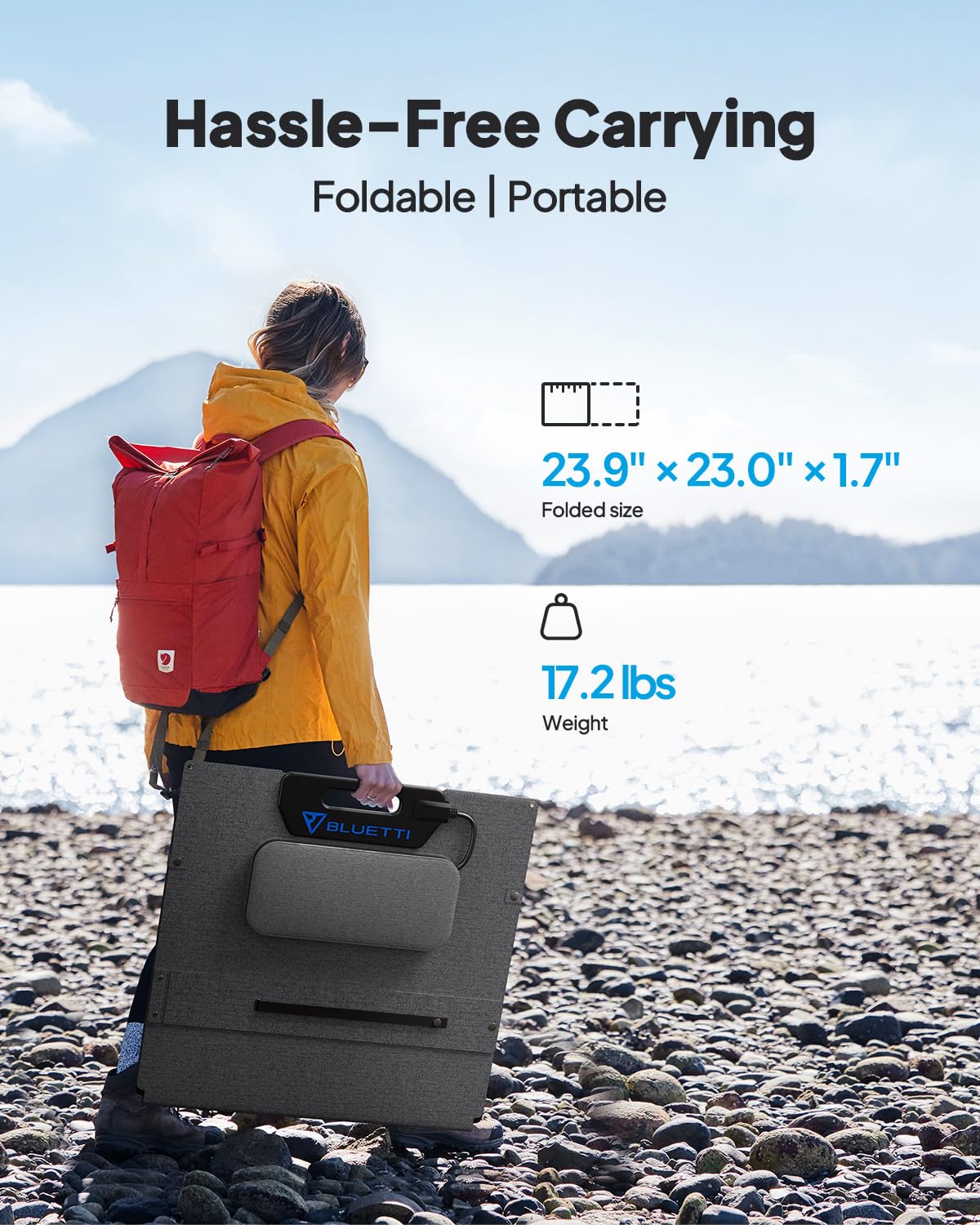 200W Foldable Solar Panel Portable Charger ETFE IP65