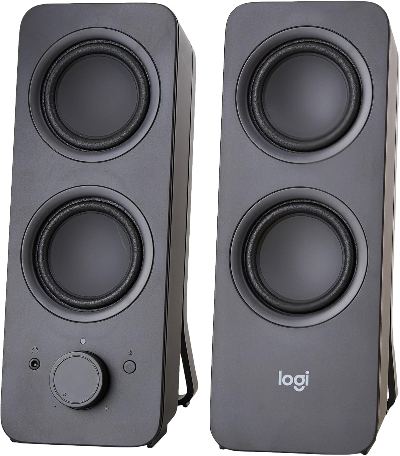 Bluetooth PC Speakers Stereo Desktop Audio 10W AUX Multi-Device
