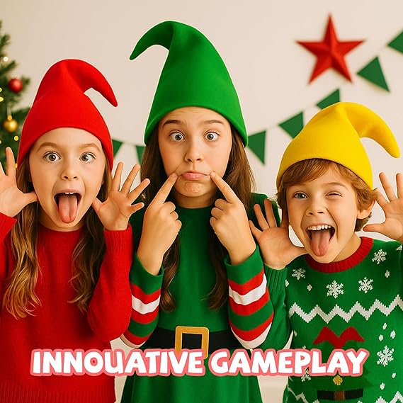 3PCS Gnome Hat Set Santa Costume Cosplay Party Christmas Hats