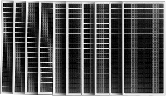 1000W Solar Panel Kit 10 x 100W N Type IP68 MC4