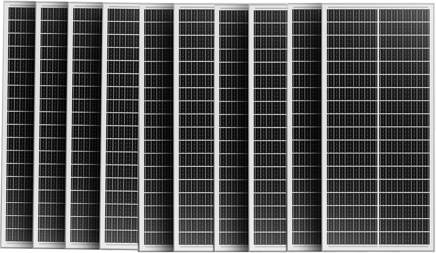 1000W Solar Panel 10x100W N Type Monocrystalline IP68 MC4