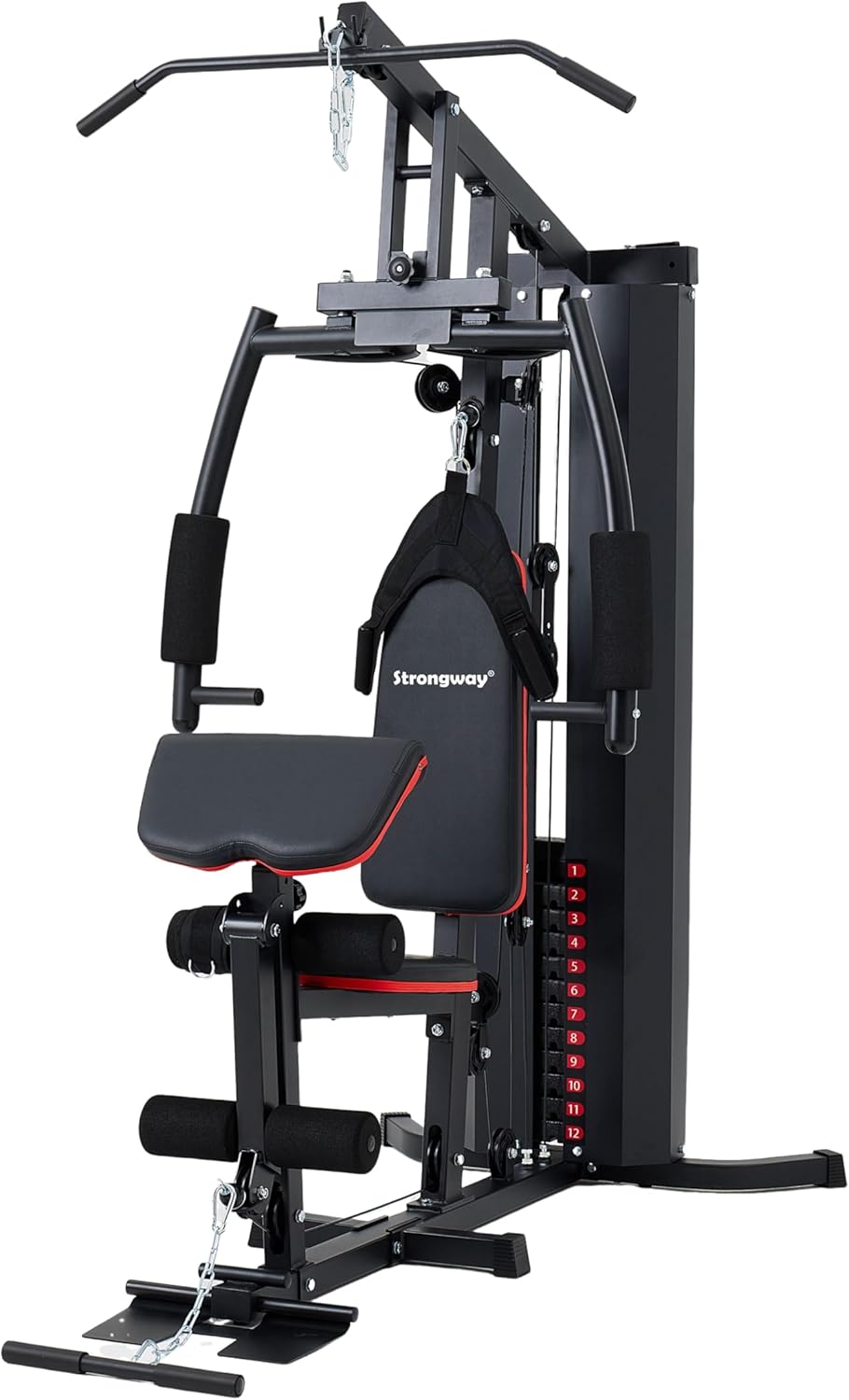 Multi Gym Machine with 72kg Weight Stack Home Strength Trainer
