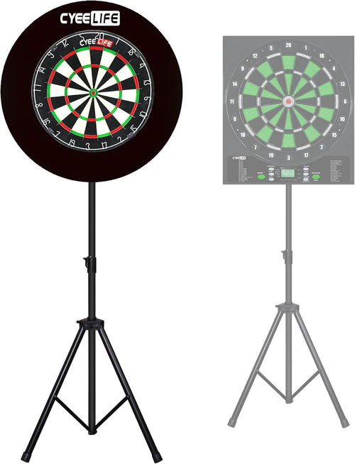 Dart Board Stand Tripod Adjustable Portable Free Standing