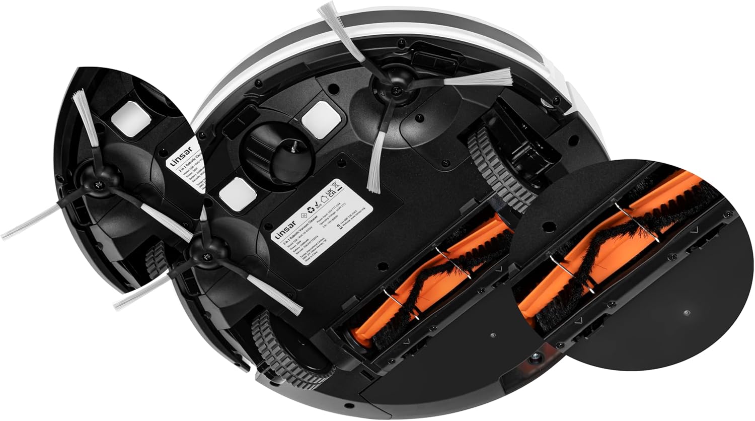Robot Vacuum Mop 3000Pa Smart App Remote Auto Charge Pet Hair