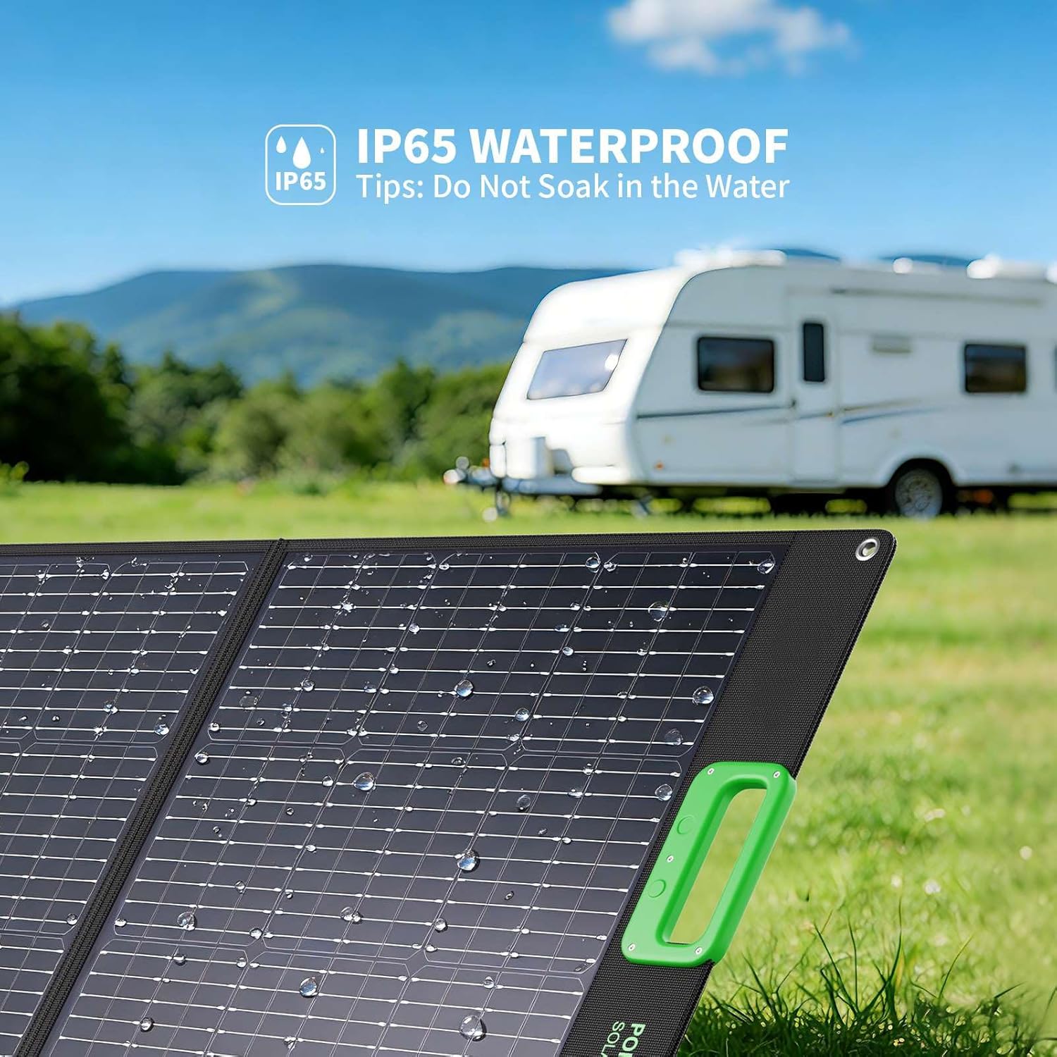 100W Portable Foldable Solar Panel 20V Power Station RV