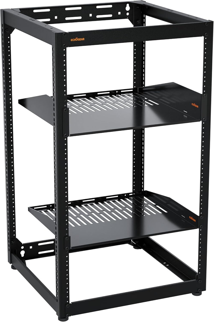 20U Open Frame Server AV Rack Wall Mount Black