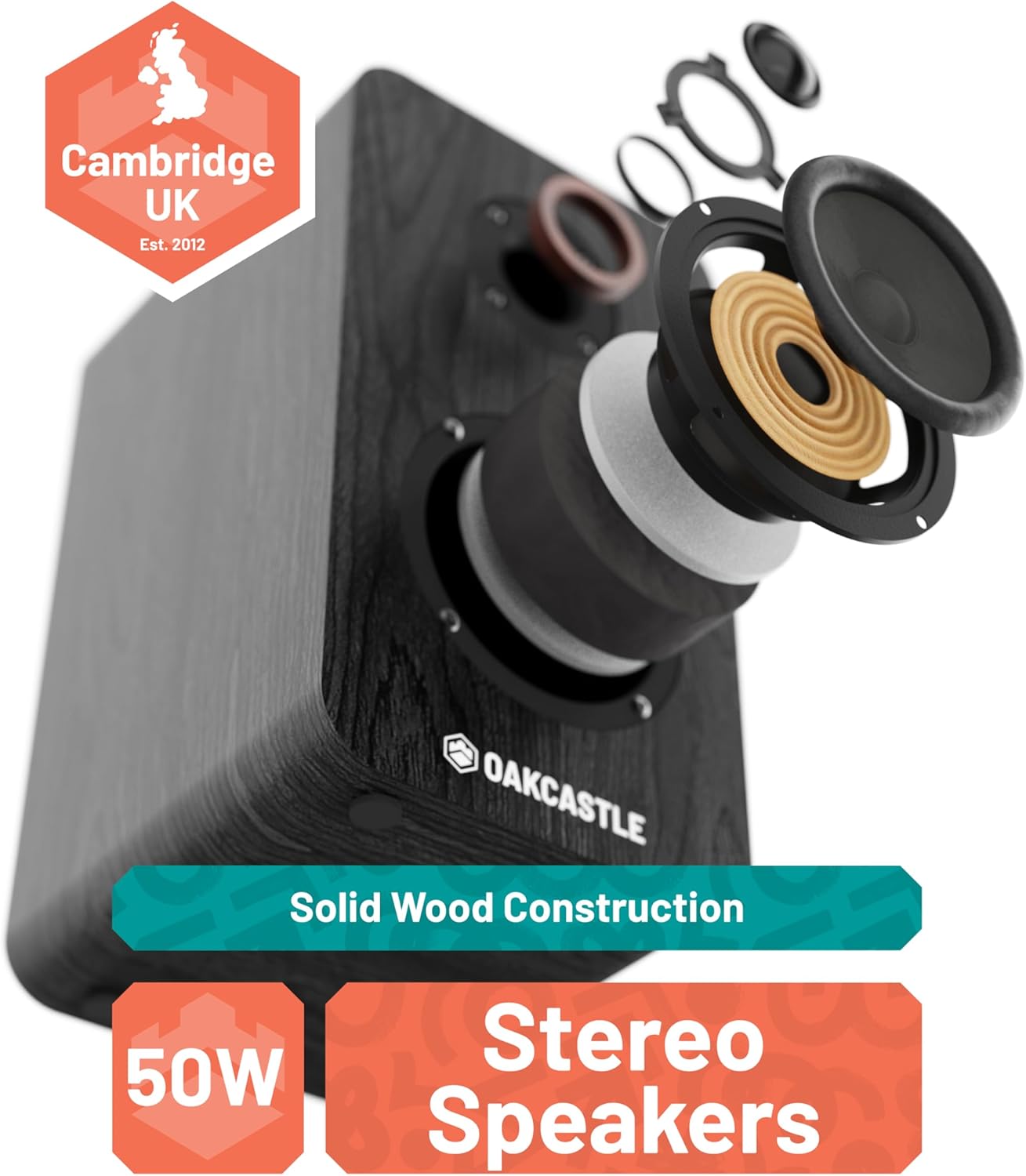 Vinyl Record Player Turntable with Speakers Bluetooth AUX 33/45/78RPM