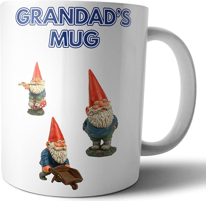Grandad Mug Gnome Garden Coffee Cup Gift Fathers Day