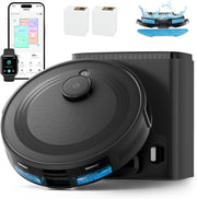Robot Vacuum Mop Self Empty 6000Pa LiDAR Mapping WiFi 75 Day Auto